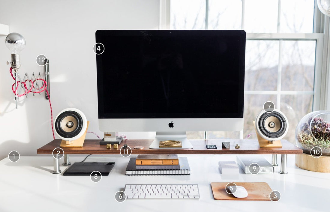 How I Designed A Super Productive Desk Setup