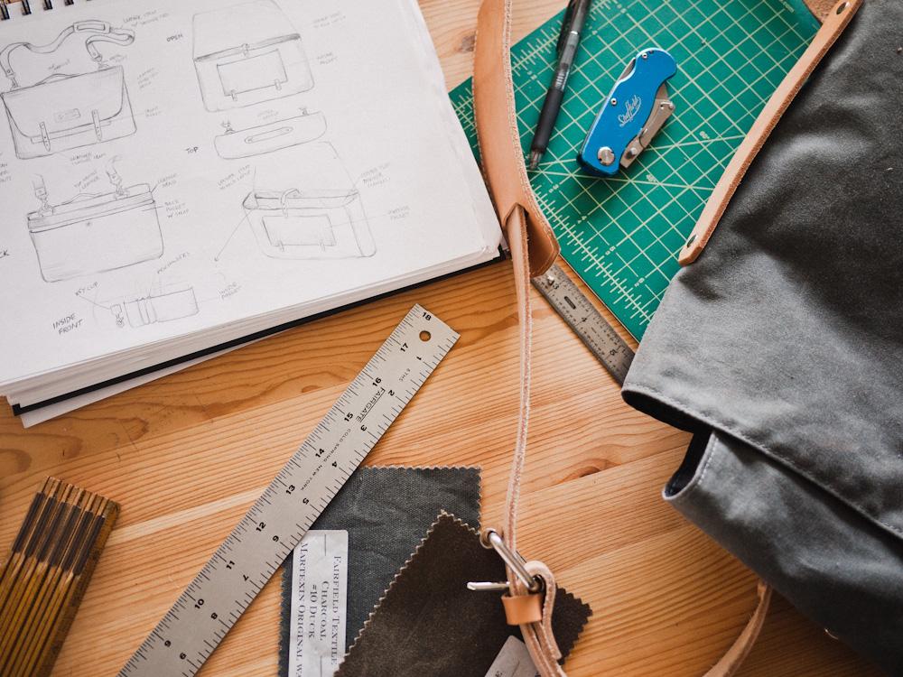 Messenger Bag Process: From Sketch to Finished Product