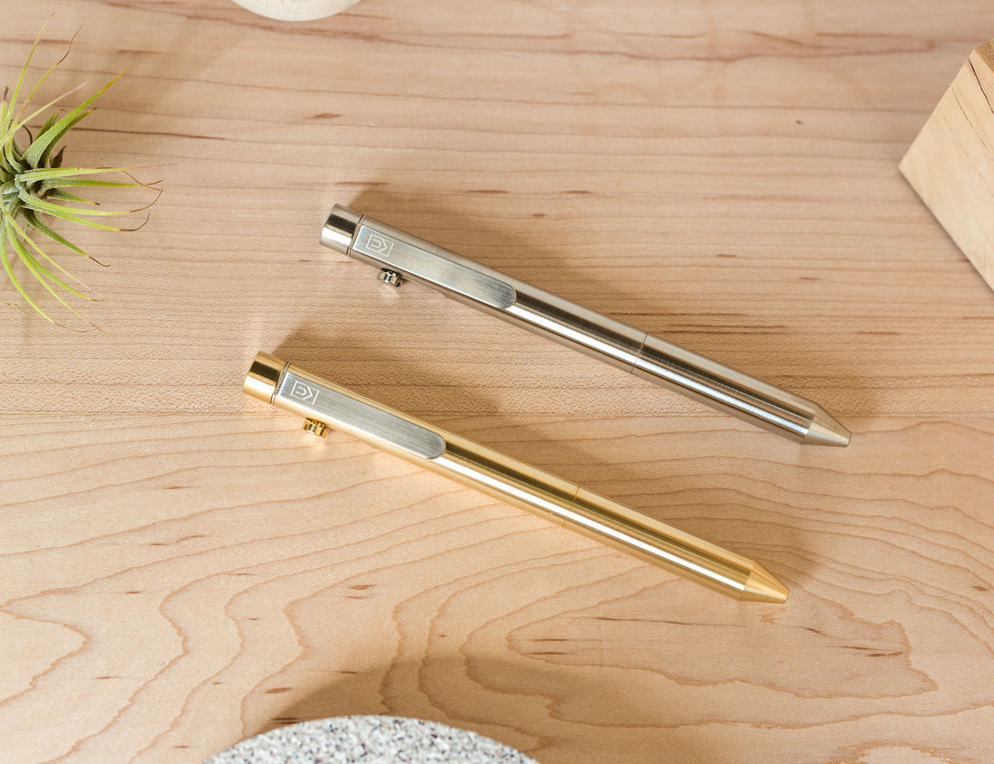 New Bolt Action Metal Pens