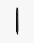 The HMM Ballpoint Pen (Black), featuring a hexagonal body, is centered on a plain white background. This refillable pen combines sleek design with everyday functionality.