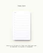 The Analog Premium Starter Kit (Walnut) includes white lined cards, ideal for organizing tasks or enhancing your analog card holder productivity system.