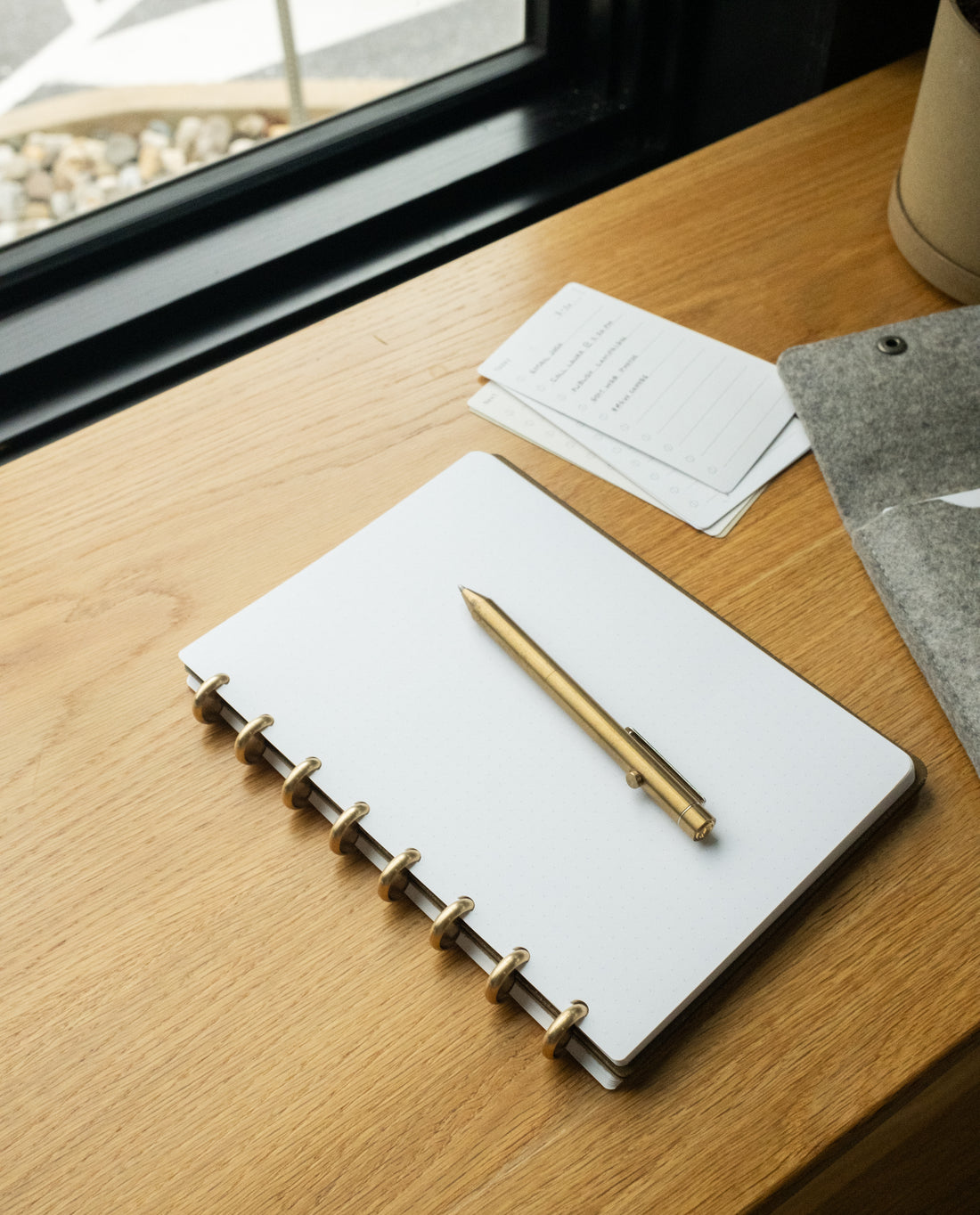 Warehouse Item - Discbound Heirloom Journal (Olive/Brass) Warehouse Ugmonk
