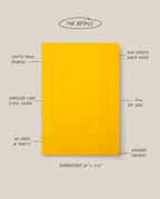 Layflat Notebook (Yellow) Notebook Ugmonk