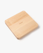 The Valet Tray (Maple - Medium) features handcrafted solid maple, rounded edges, four small circular corner feet, and "UGMONK" engraved in the center. It rests elegantly on a white background.